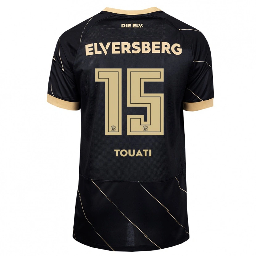 Danxen Hombre Camiseta Naserdine Touati #15 Negro Marrón 2ª Equipación 2026/27 La Camisa México