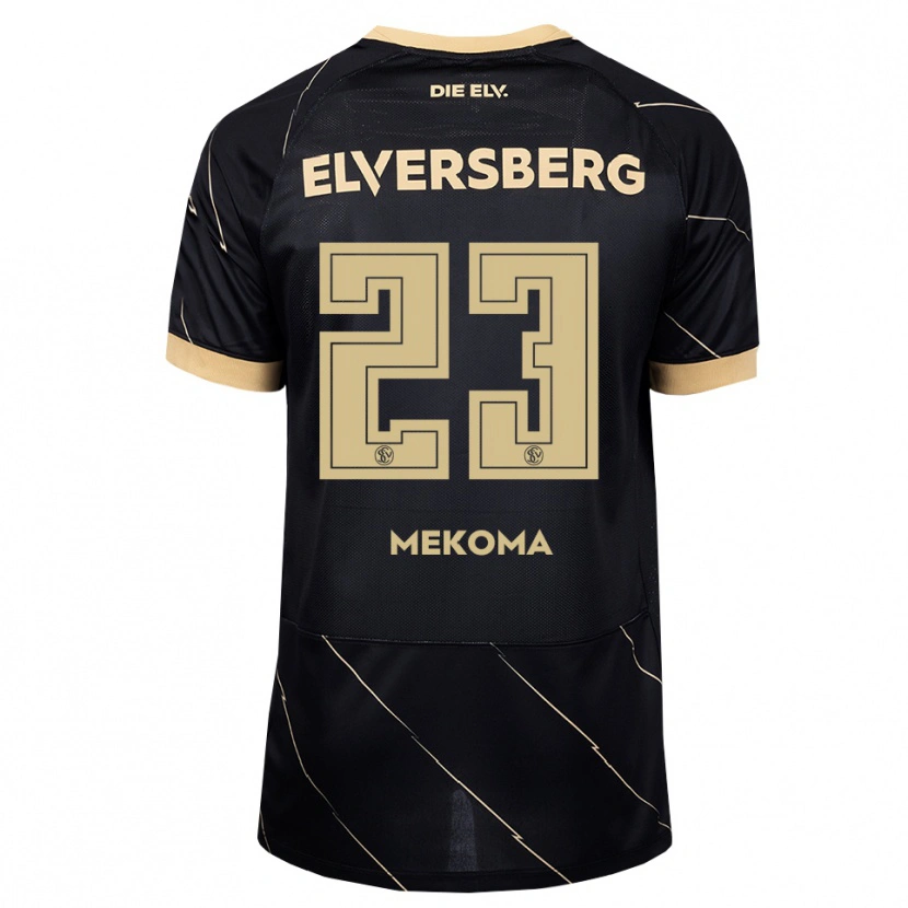 Danxen Hombre Camiseta Jamal Mekoma #23 Negro Marrón 2ª Equipación 2026/27 La Camisa México