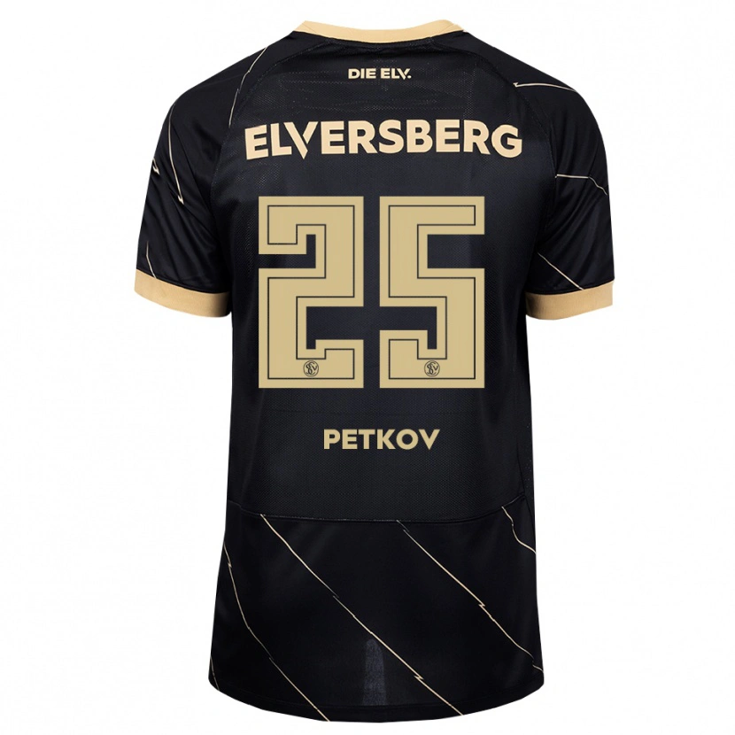 Danxen Hombre Camiseta Lukas Petkov #25 Negro Marrón 2ª Equipación 2026/27 La Camisa México