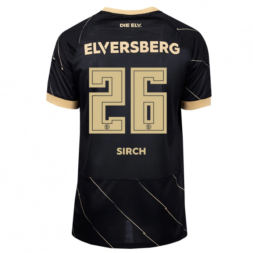 Danxen Hombre Camiseta Luca Sirch #26 Negro Marrón 2ª Equipación 2026/27 La Camisa México