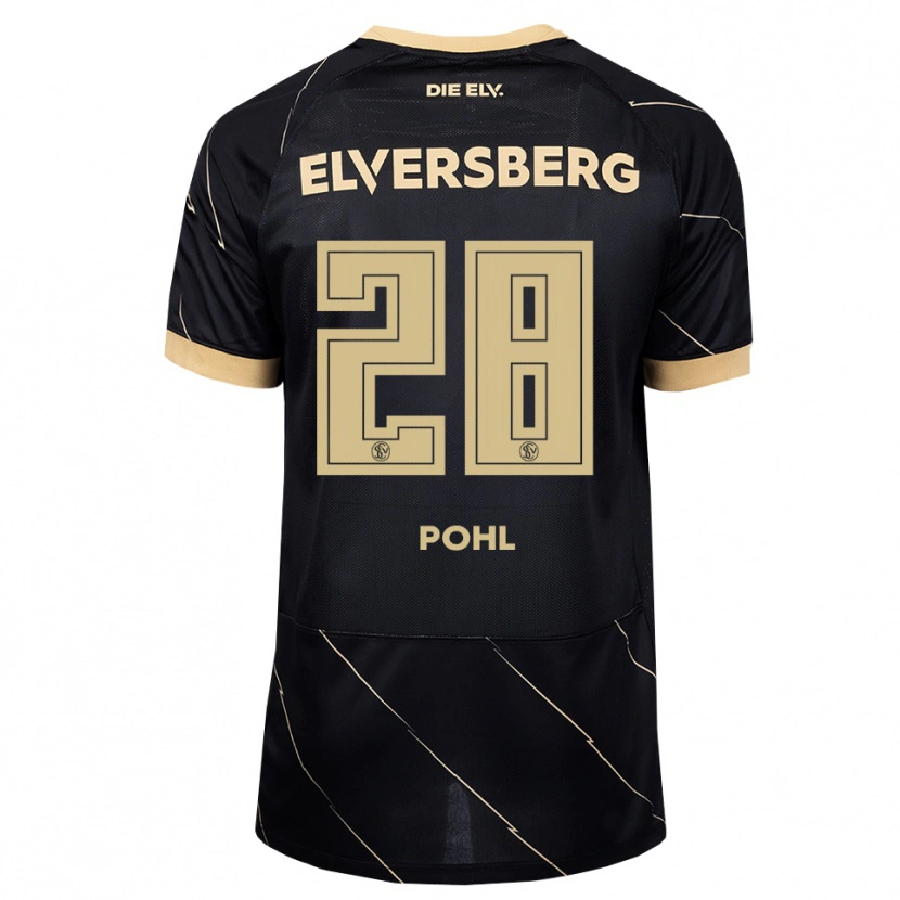 Danxen Hombre Camiseta Jonas Pohl #28 Negro Marrón 2ª Equipación 2026/27 La Camisa México
