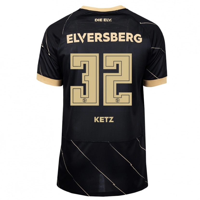 Danxen Hombre Camiseta Maas Ketz #32 Negro Marrón 2ª Equipación 2026/27 La Camisa México