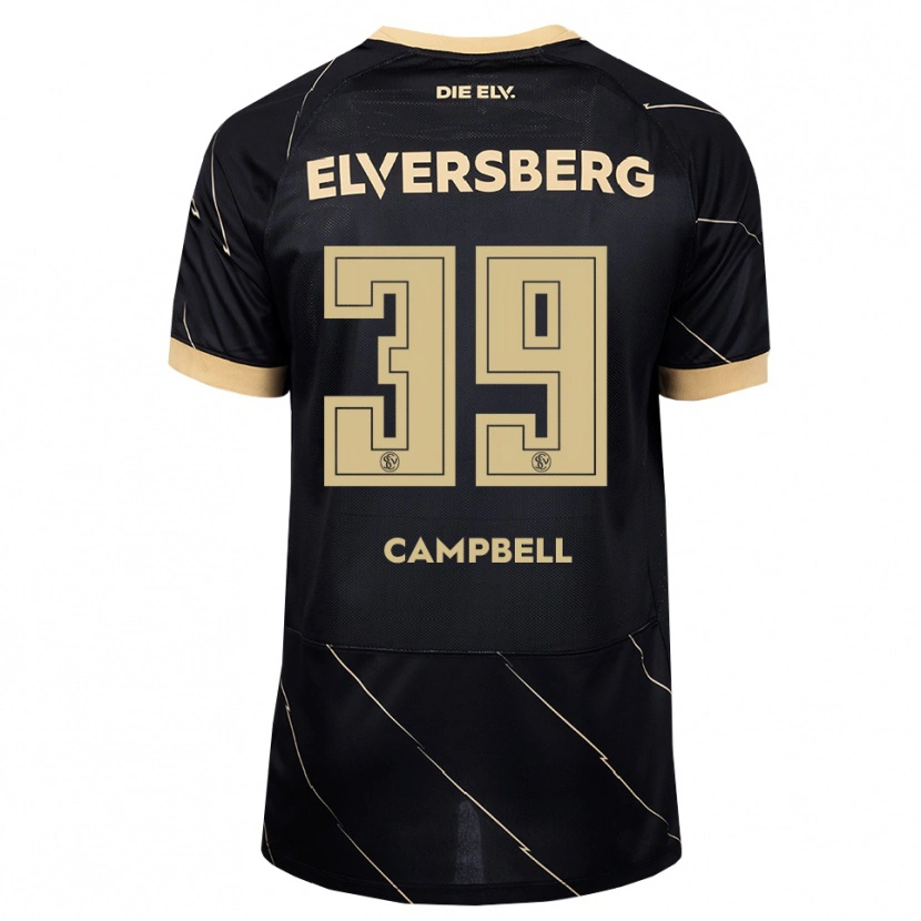 Danxen Hombre Camiseta Cole Campbell #39 Negro Marrón 2ª Equipación 2026/27 La Camisa México