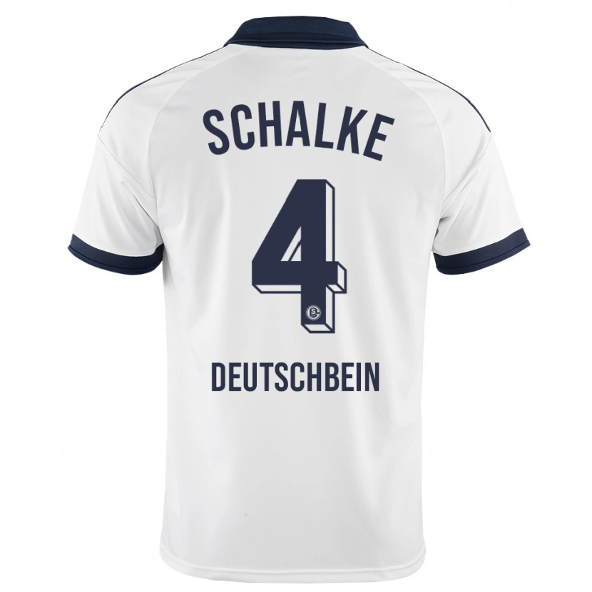 Danxen Hombre Camiseta Lasse Deutschbein #4 Negro Blanco 2ª Equipación 2026/27 La Camisa México