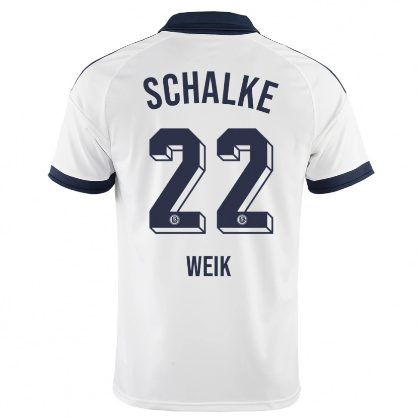 Danxen Hombre Camiseta Linus Weik #22 Negro Blanco 2ª Equipación 2026/27 La Camisa México