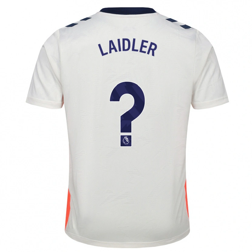 Danxen Hombre Camiseta Harri Laidler #0 Blanco Naranja Azul Real 2ª Equipación 2026/27 La Camisa México