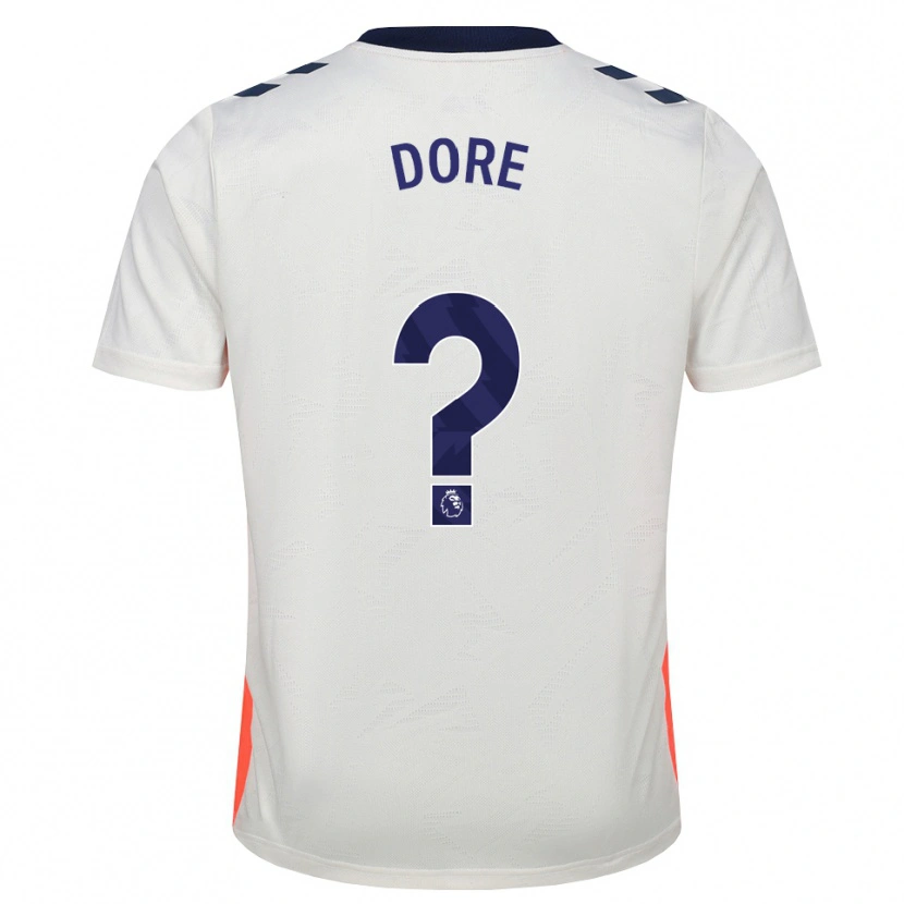 Danxen Hombre Camiseta Rio Dore #0 Blanco Naranja Azul Real 2ª Equipación 2026/27 La Camisa México