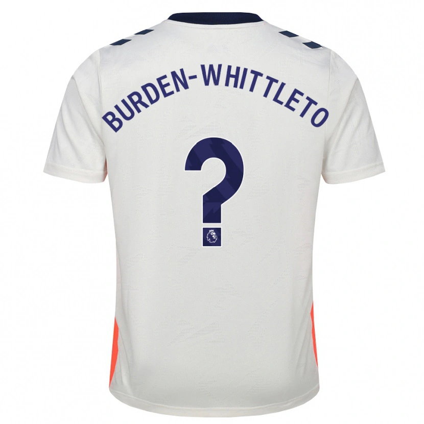 Danxen Hombre Camiseta Charlie Burden-Whittleton #0 Blanco Naranja Azul Real 2ª Equipación 2026/27 La Camisa México