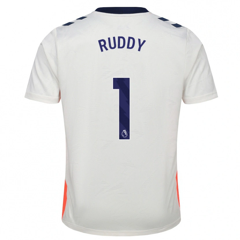 Danxen Hombre Camiseta Jack Ruddy #1 Blanco Naranja Azul Real 2ª Equipación 2026/27 La Camisa México