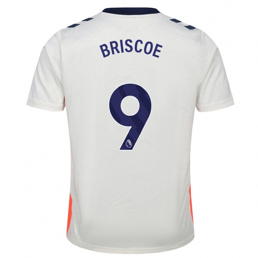 Danxen Hombre Camiseta Elijah Briscoe #9 Blanco Naranja Azul Real 2ª Equipación 2026/27 La Camisa México