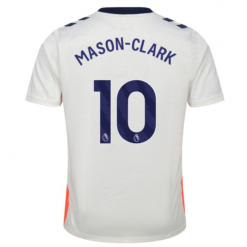 Danxen Hombre Camiseta Ephron Mason-Clark #10 Blanco Naranja Azul Real 2ª Equipación 2026/27 La Camisa México