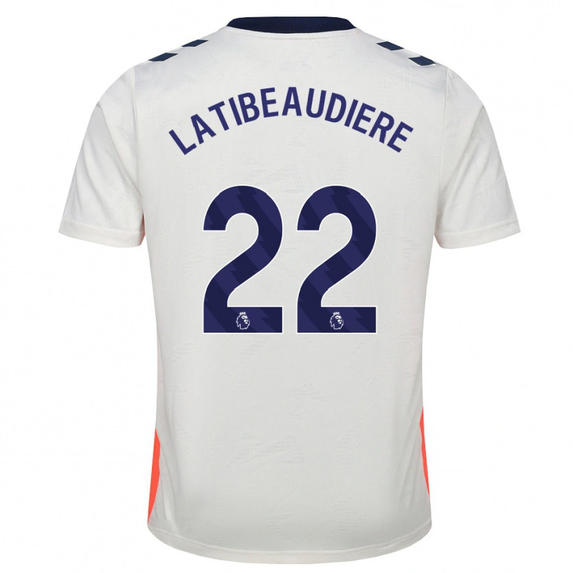 Danxen Hombre Camiseta Joel Latibeaudiere #22 Blanco Naranja Azul Real 2ª Equipación 2026/27 La Camisa México
