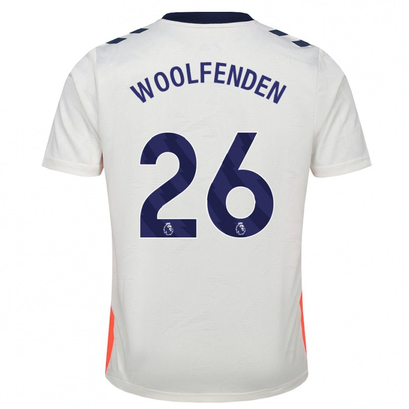 Danxen Hombre Camiseta Luke Woolfenden #26 Blanco Naranja Azul Real 2ª Equipación 2026/27 La Camisa México