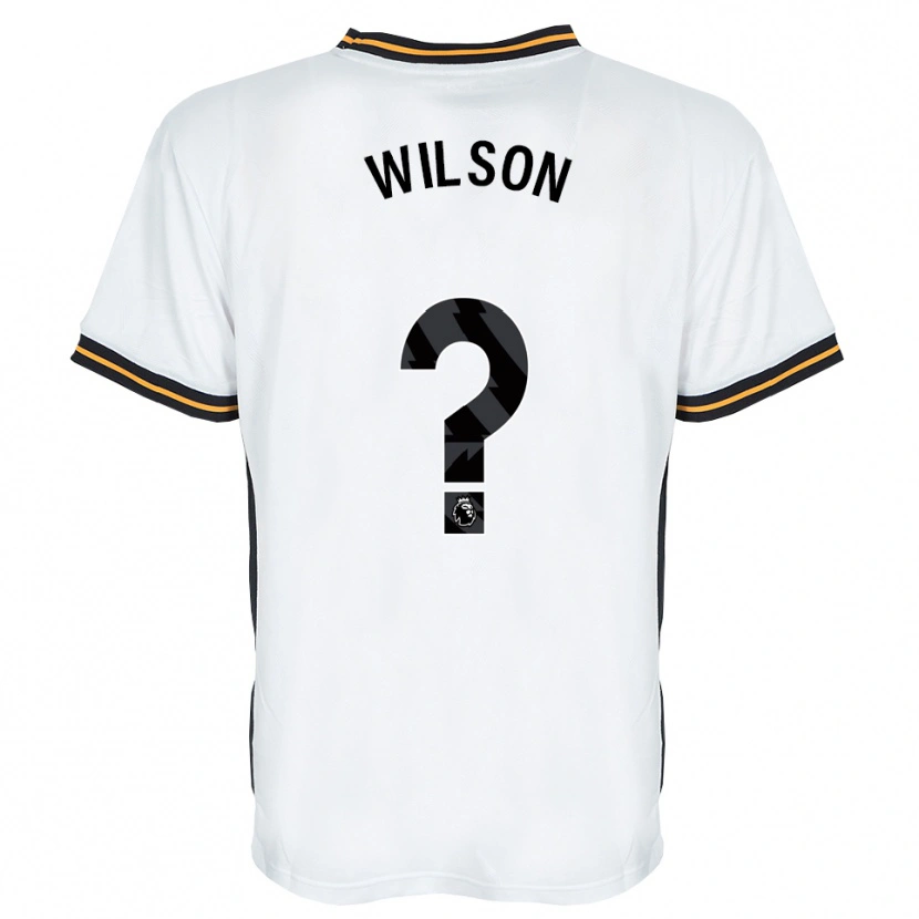 Danxen Hombre Camiseta George Wilson #0 Blanco Naranja Negro 2ª Equipación 2026/27 La Camisa México