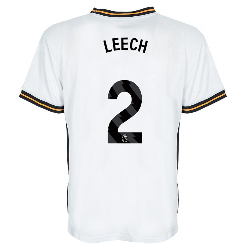Danxen Hombre Camiseta Rory Leech #2 Blanco Naranja Negro 2ª Equipación 2026/27 La Camisa México