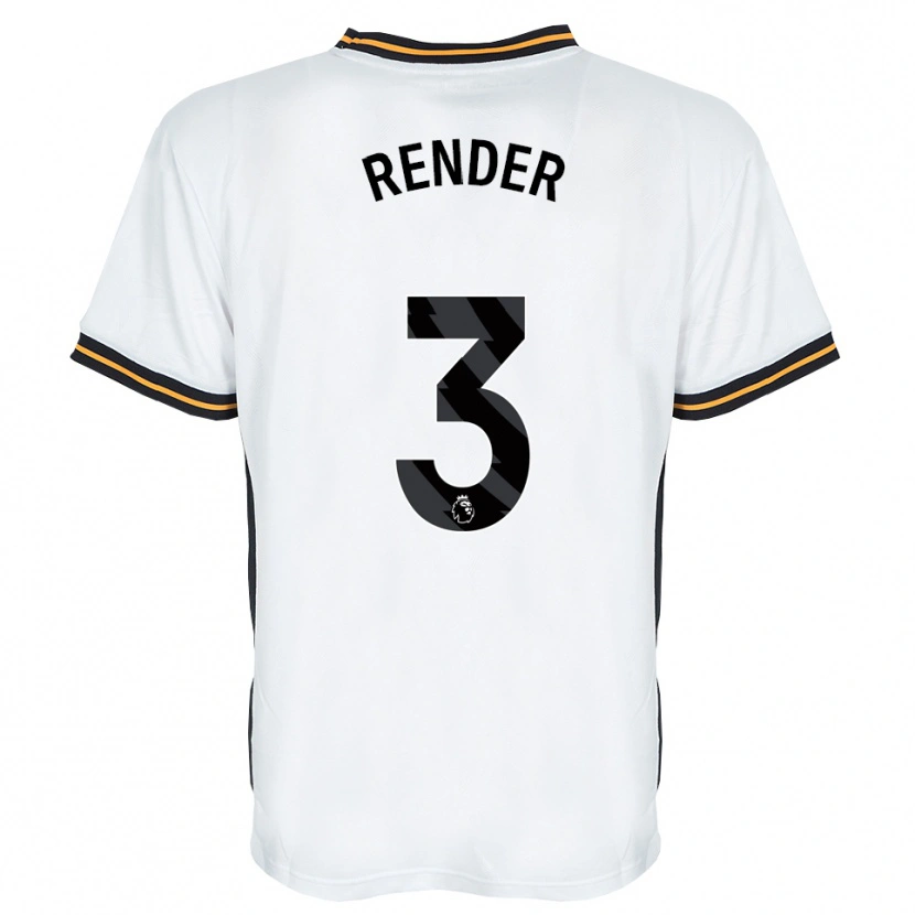 Danxen Hombre Camiseta Meg Render #3 Blanco Naranja Negro 2ª Equipación 2026/27 La Camisa México