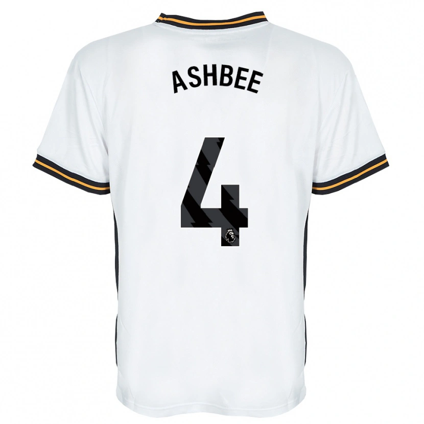 Danxen Hombre Camiseta Stanley Ashbee #4 Blanco Naranja Negro 2ª Equipación 2026/27 La Camisa México