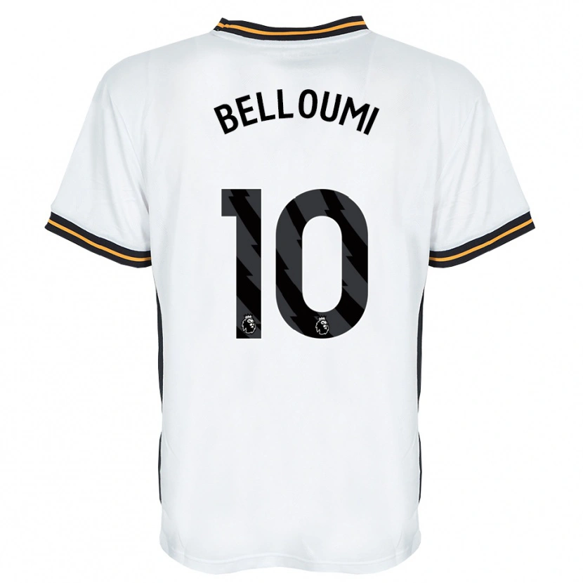 Danxen Hombre Camiseta Mohamed Belloumi #10 Blanco Naranja Negro 2ª Equipación 2026/27 La Camisa México