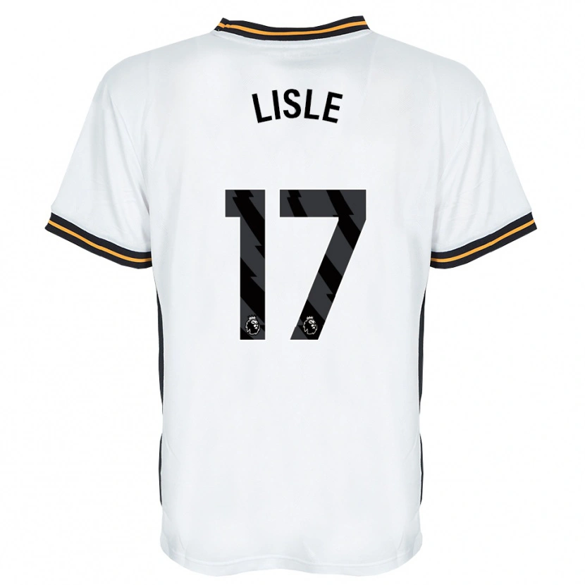 Danxen Hombre Camiseta Mary Lisle #17 Blanco Naranja Negro 2ª Equipación 2026/27 La Camisa México