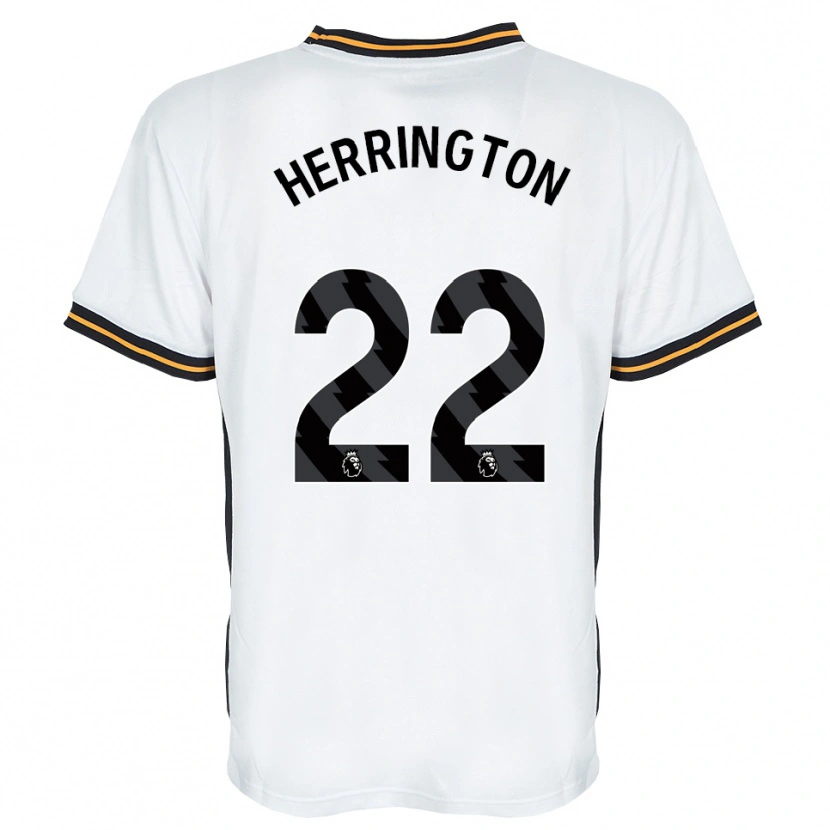 Danxen Hombre Camiseta Lucas Herrington #22 Blanco Naranja Negro 2ª Equipación 2026/27 La Camisa México