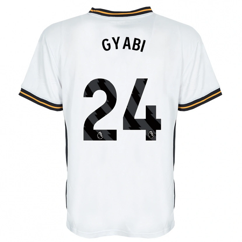 Danxen Hombre Camiseta Darko Gyabi #24 Blanco Naranja Negro 2ª Equipación 2026/27 La Camisa México