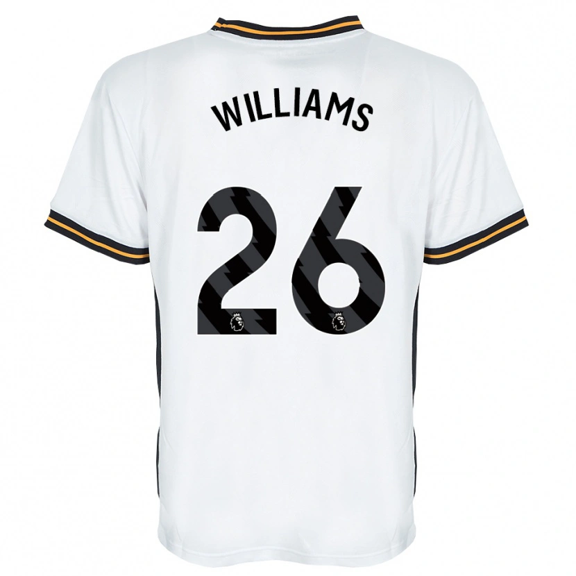 Danxen Hombre Camiseta Annabel Williams #26 Blanco Naranja Negro 2ª Equipación 2026/27 La Camisa México