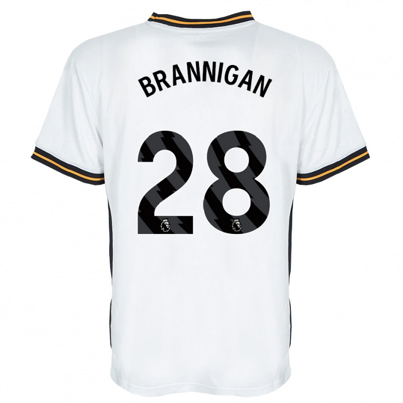 Danxen Hombre Camiseta Aoife Brannigan #28 Blanco Naranja Negro 2ª Equipación 2026/27 La Camisa México