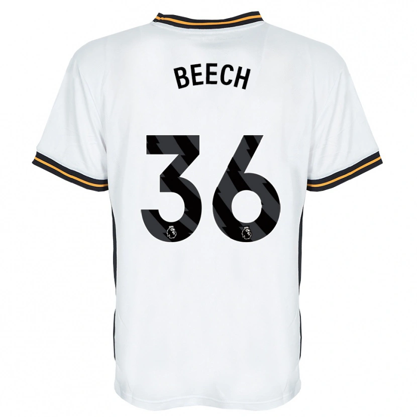 Danxen Hombre Camiseta Amy Beech #36 Blanco Naranja Negro 2ª Equipación 2026/27 La Camisa México