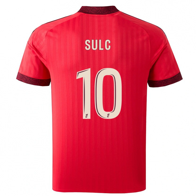 Danxen Hombre Camiseta Pavel Sulc #10 Borgoña Rojo Blanco 2ª Equipación 2026/27 La Camisa México