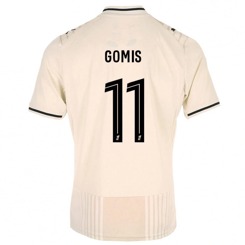 Danxen Hombre Camiseta Iron Gomis #11 Encaje Antiguo Negro Blanco Antique 2ª Equipación 2026/27 La Camisa México