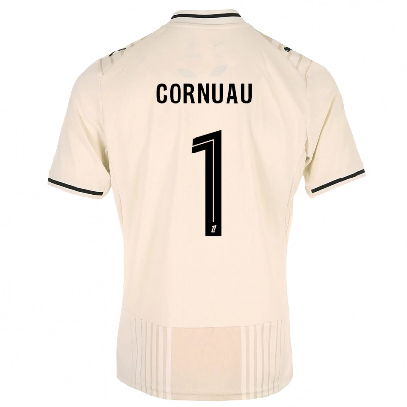 Danxen Hombre Camiseta Nino Cornuau #1 Encaje Antiguo Negro Blanco Antique 2ª Equipación 2026/27 La Camisa México