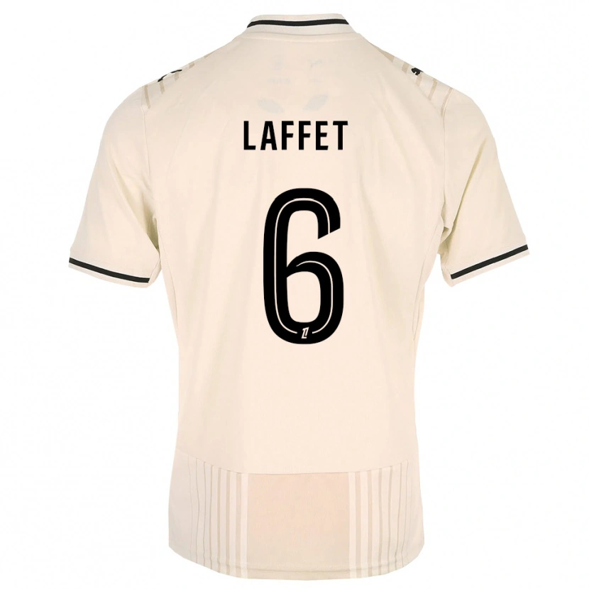Danxen Hombre Camiseta Yves Laffet #6 Encaje Antiguo Negro Blanco Antique 2ª Equipación 2026/27 La Camisa México