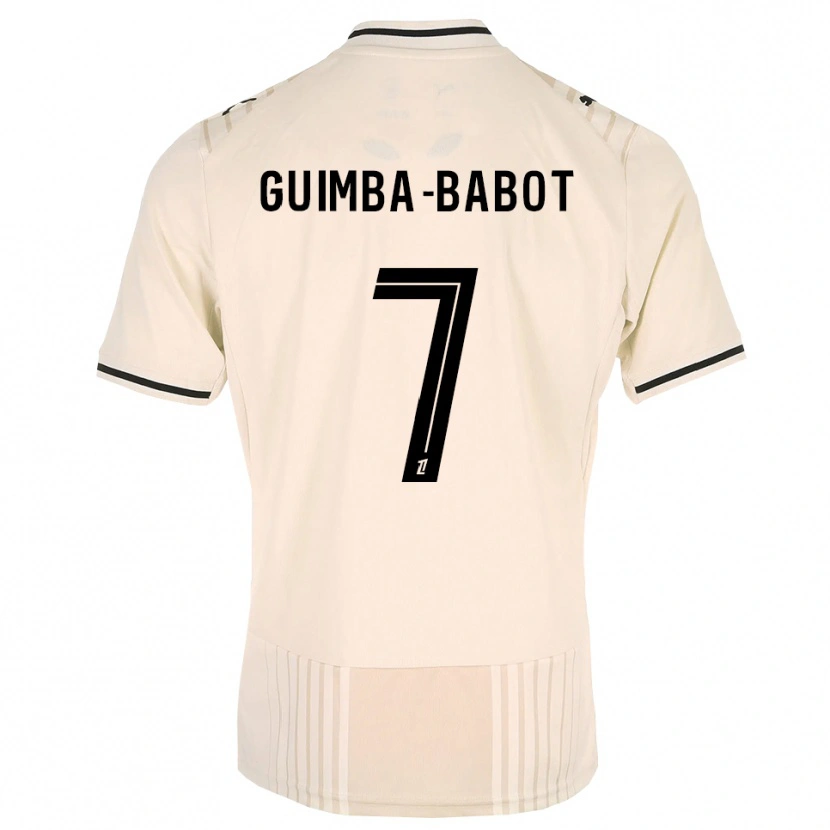 Danxen Hombre Camiseta Khays Guimba-Babot #7 Encaje Antiguo Negro Blanco Antique 2ª Equipación 2026/27 La Camisa México