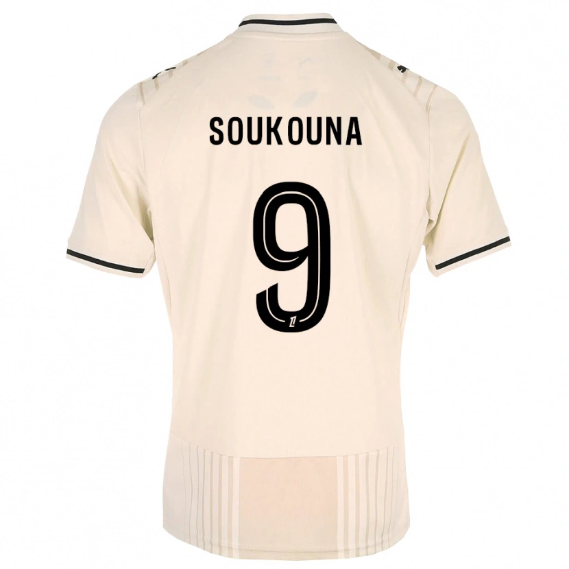 Danxen Hombre Camiseta Idrissa Soukouna #9 Encaje Antiguo Negro Blanco Antique 2ª Equipación 2026/27 La Camisa México