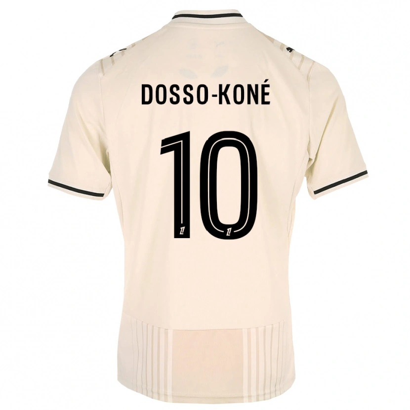 Danxen Hombre Camiseta Namory Dosso-Koné #10 Encaje Antiguo Negro Blanco Antique 2ª Equipación 2026/27 La Camisa México