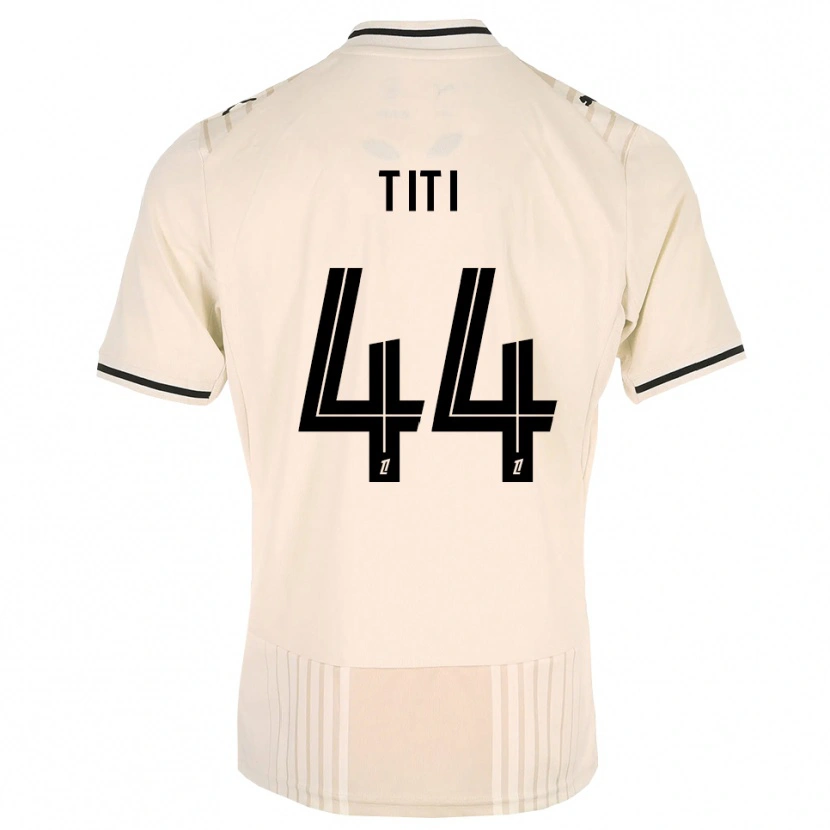 Danxen Hombre Camiseta Yvann Titi #44 Encaje Antiguo Negro Blanco Antique 2ª Equipación 2026/27 La Camisa México