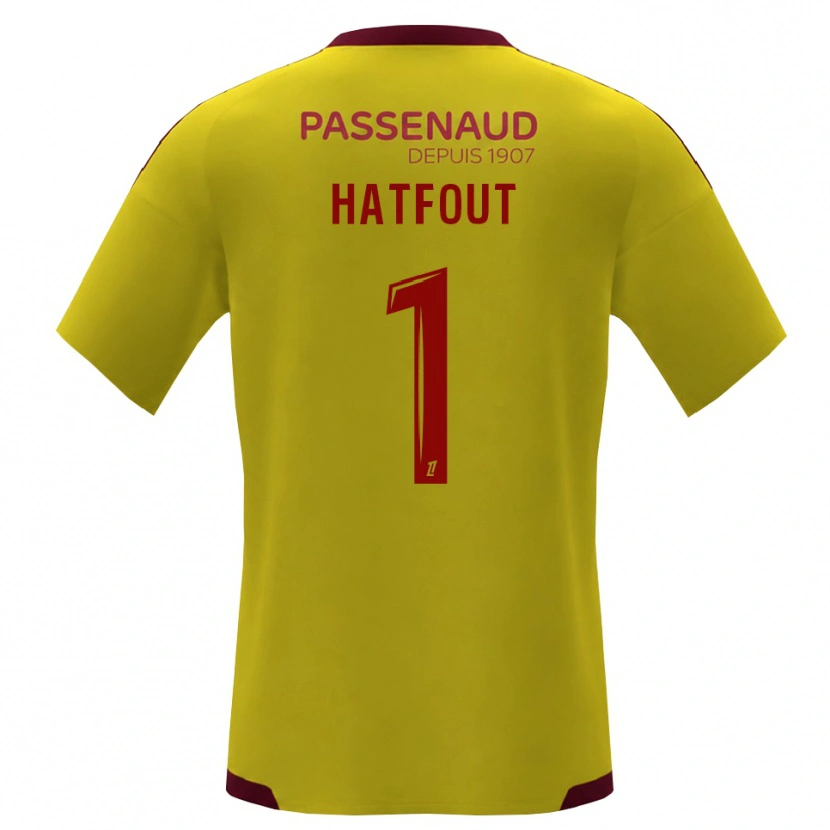 Danxen Hombre Camiseta Ewan Hatfout #1 Amarillo Rojo Verde 2ª Equipación 2026/27 La Camisa México