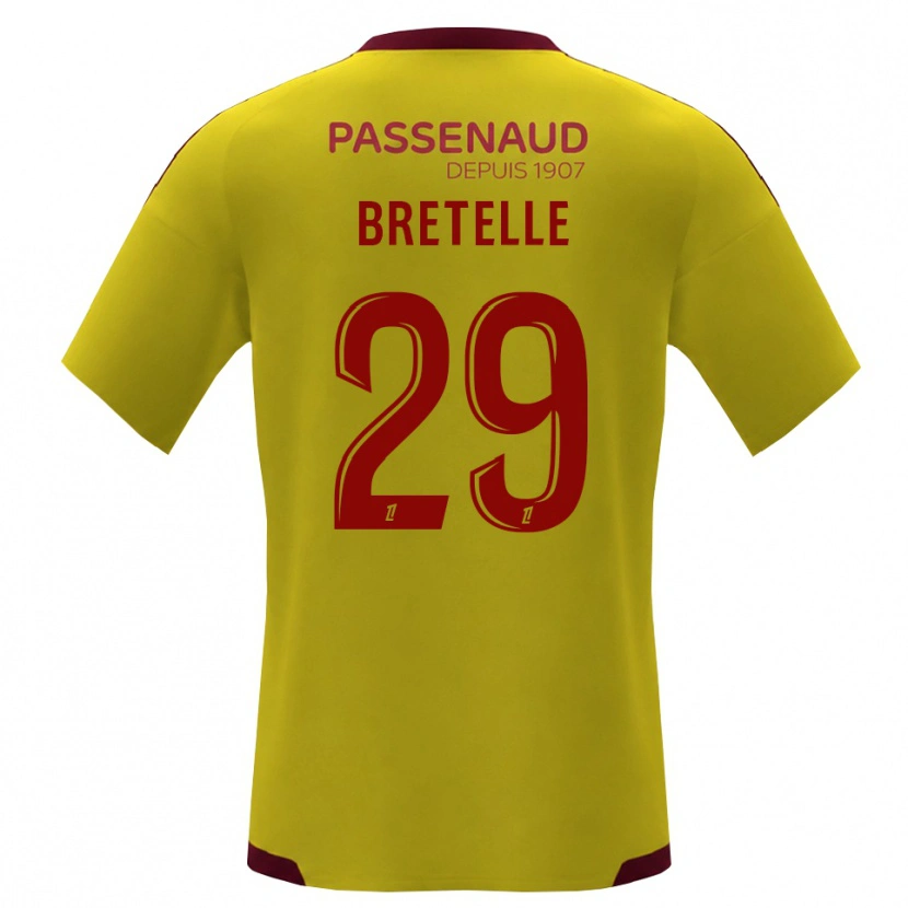 Danxen Hombre Camiseta Lucas Bretelle #29 Amarillo Rojo Verde 2ª Equipación 2026/27 La Camisa México