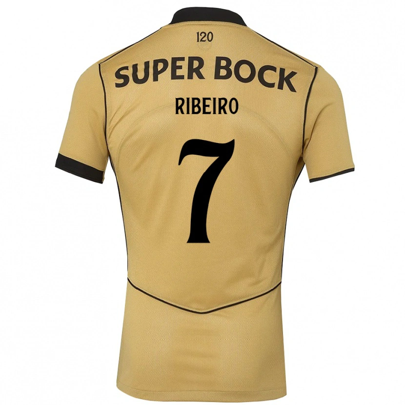 Danxen Hombre Camiseta Igor Ribeiro #7 Goldenrod Negro 2ª Equipación 2026/27 La Camisa México