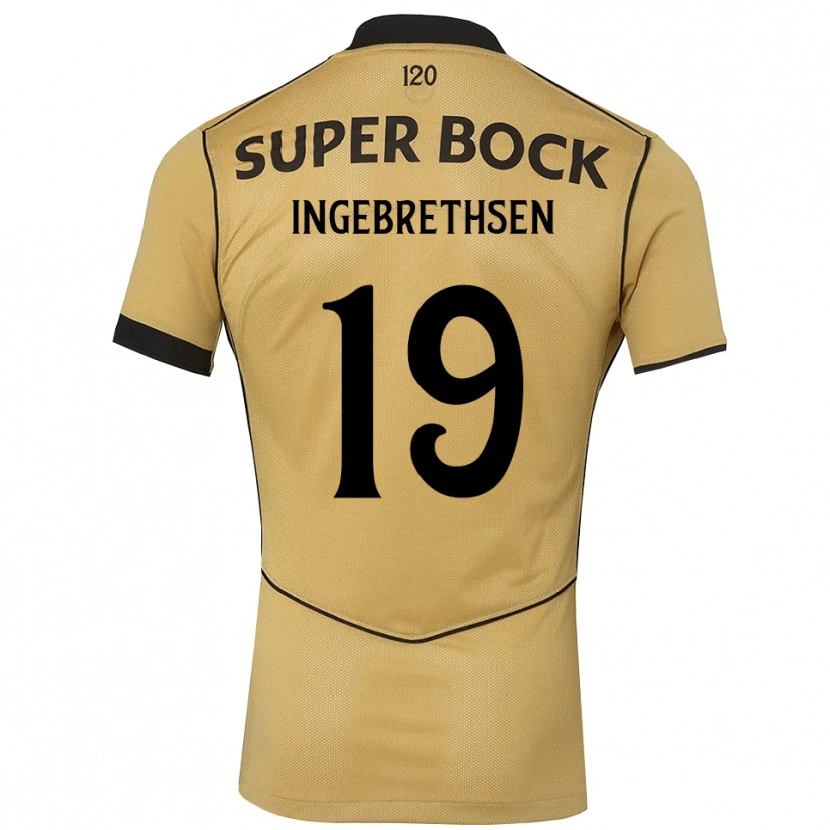 Danxen Hombre Camiseta Erik Ingebrethsen #19 Goldenrod Negro 2ª Equipación 2026/27 La Camisa México