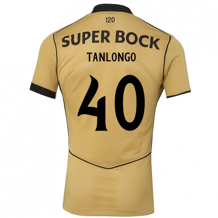 Danxen Hombre Camiseta Mateo Tanlongo #40 Goldenrod Negro 2ª Equipación 2026/27 La Camisa México