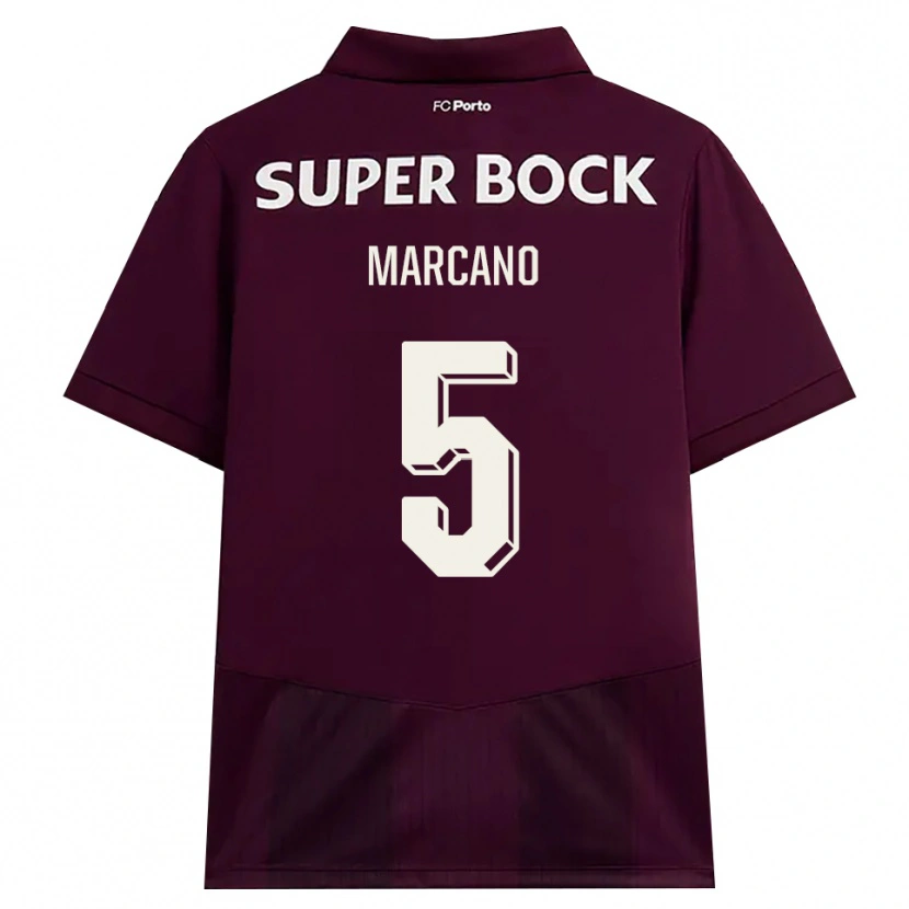 Danxen Hombre Camiseta Ivan Marcano #5 Blanco Borgoña Blanco 2ª Equipación 2026/27 La Camisa México