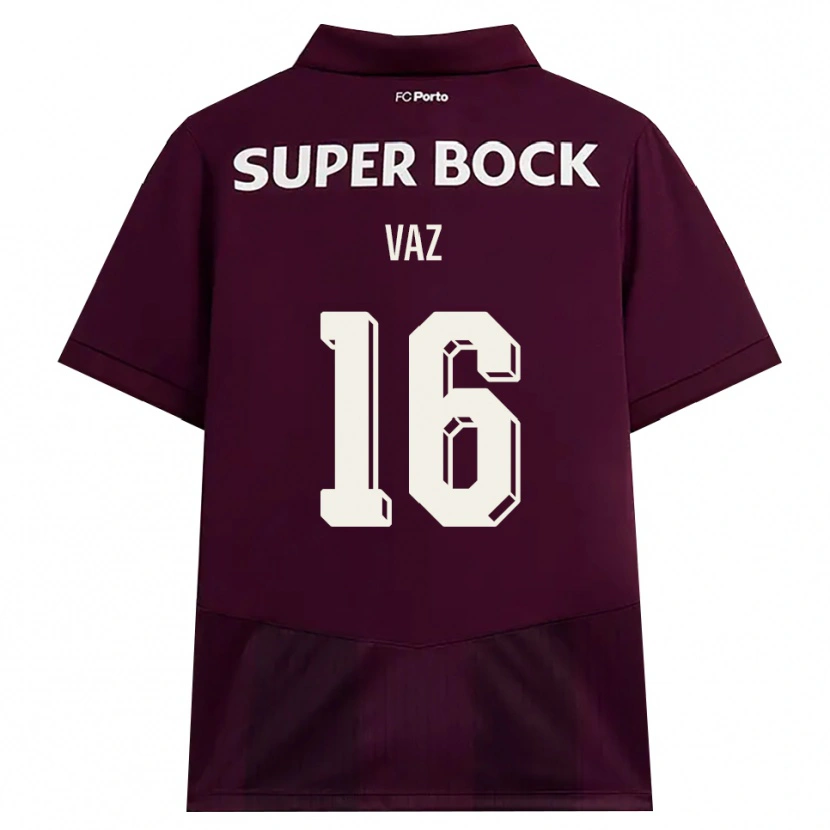 Danxen Hombre Camiseta Matilde Vaz #16 Blanco Borgoña Blanco 2ª Equipación 2026/27 La Camisa México
