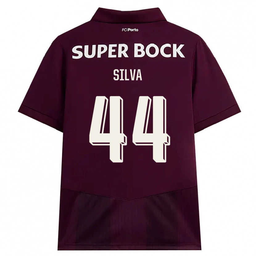 Danxen Hombre Camiseta Felipe Silva #44 Blanco Borgoña Blanco 2ª Equipación 2026/27 La Camisa México