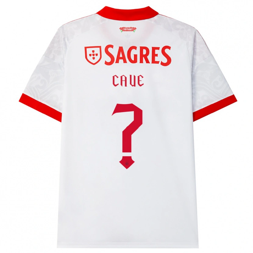 Danxen Hombre Camiseta Caue #0 Blanco Rojo Amarillo 2ª Equipación 2026/27 La Camisa México