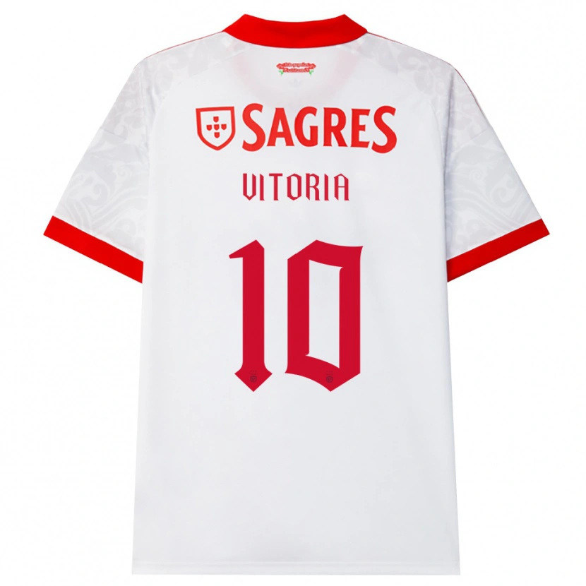 Danxen Hombre Camiseta Ana Vitoria #10 Blanco Rojo Amarillo 2ª Equipación 2026/27 La Camisa México