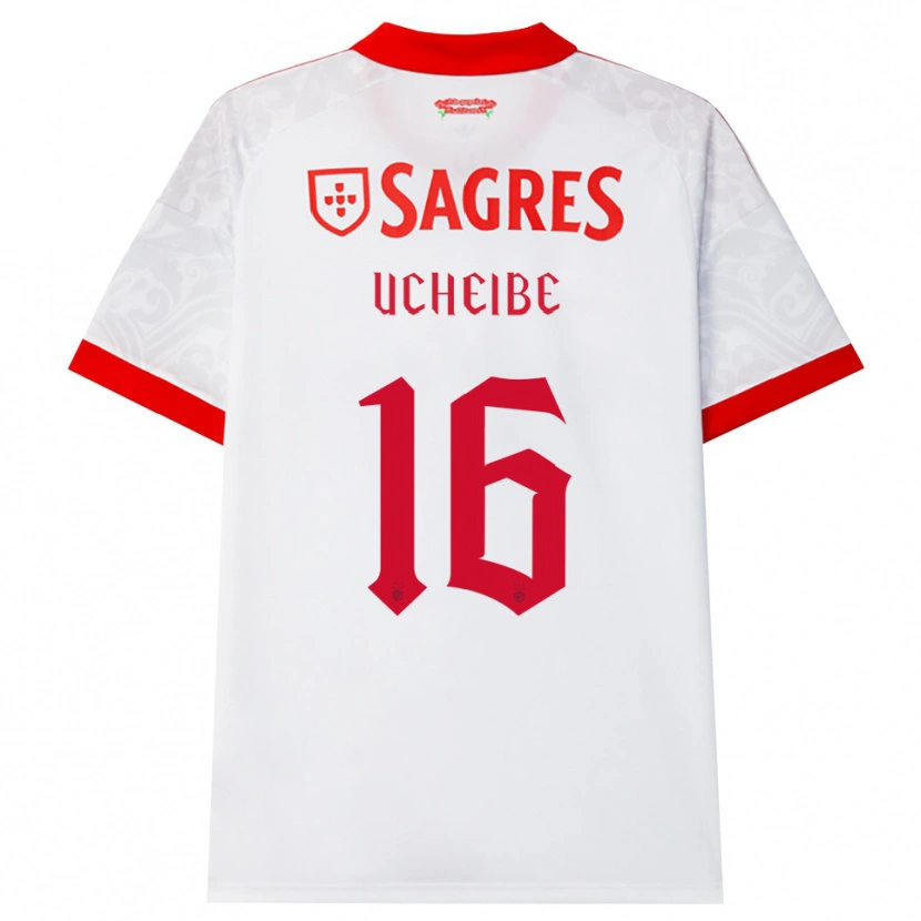 Danxen Hombre Camiseta Christy Ucheibe #16 Blanco Rojo Amarillo 2ª Equipación 2026/27 La Camisa México