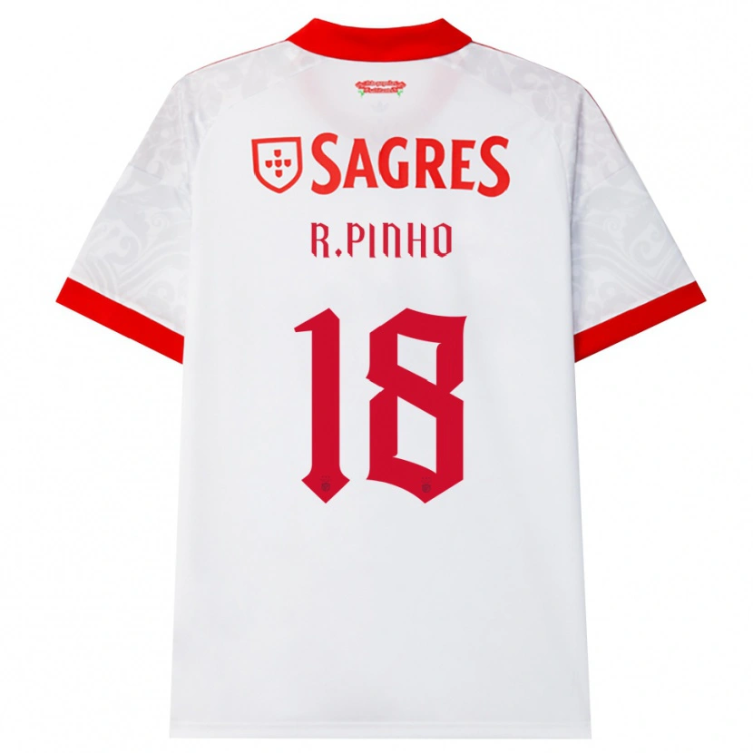 Danxen Hombre Camiseta Rodrigo Pinho #18 Blanco Rojo Amarillo 2ª Equipación 2026/27 La Camisa México