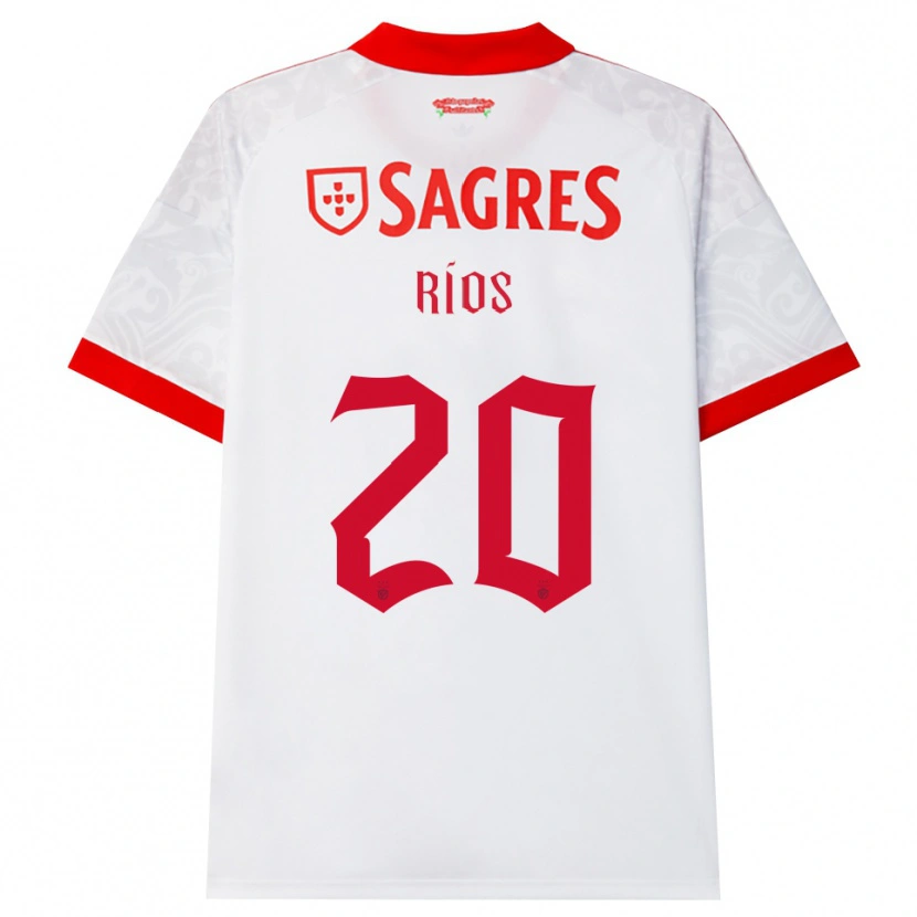 Danxen Hombre Camiseta Richard Ríos #20 Blanco Rojo Amarillo 2ª Equipación 2026/27 La Camisa México