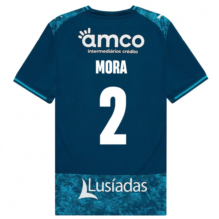 Danxen Hombre Camiseta Ziad Mora #2 Grisardodarkslategray Turquesamedio 2ª Equipación 2026/27 La Camisa México